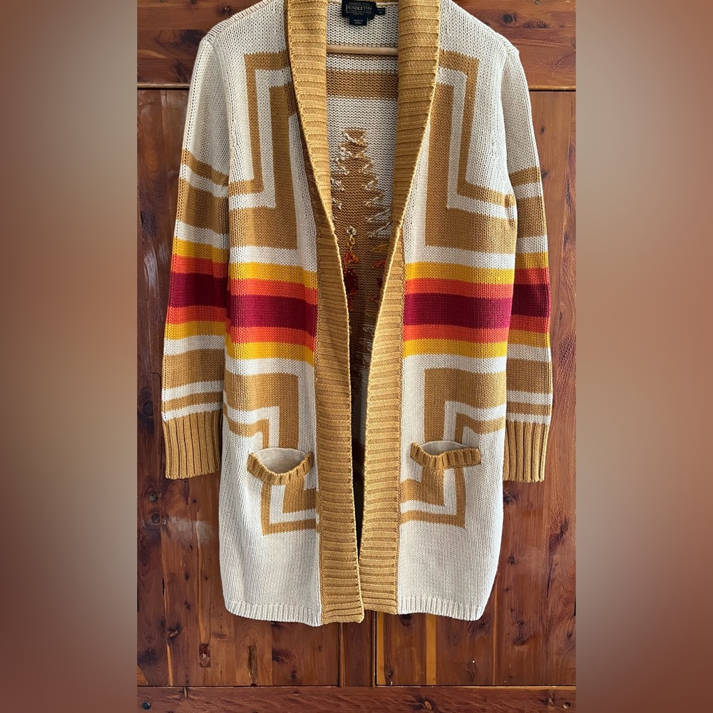 Pendleton cardigan sweater in size medium